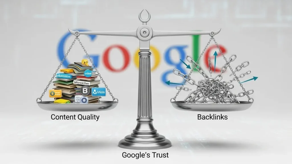 상위 노출 알고리즘의 핵심: 콘텐츠–백링크 조합 완전 해부