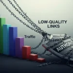 저품질 링크가 웹사이트에 미치는 트래픽 및 권위 감소 효과 이해하기