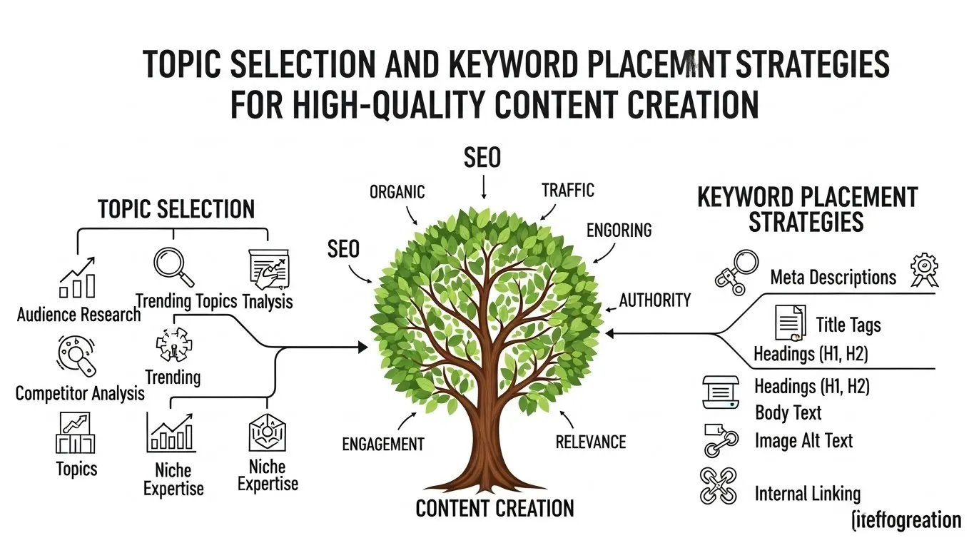 고품질 콘텐츠 제작을 위한 주제 선정 및 키워드 배치 전략