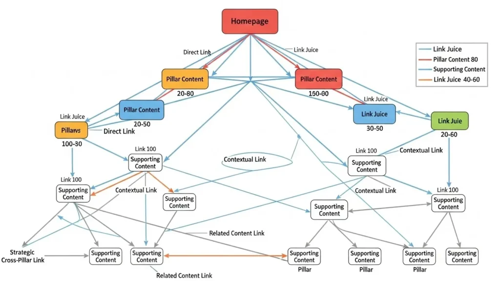 링크 주스(Link Juice)를 극대화하는 내부 링크 구조 설계법