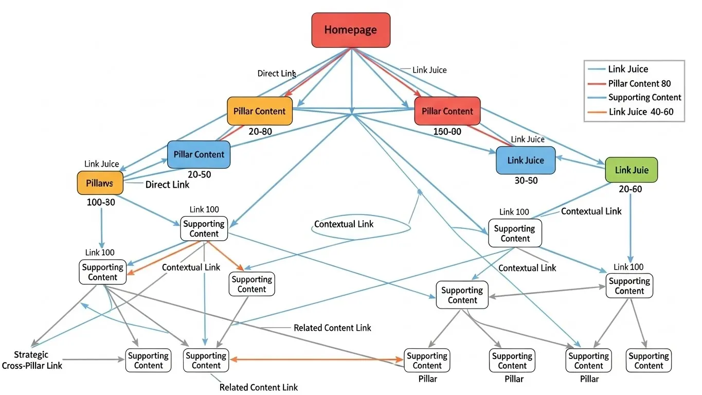 링크 주스(Link Juice)를 극대화하는 내부 링크 구조 설계법