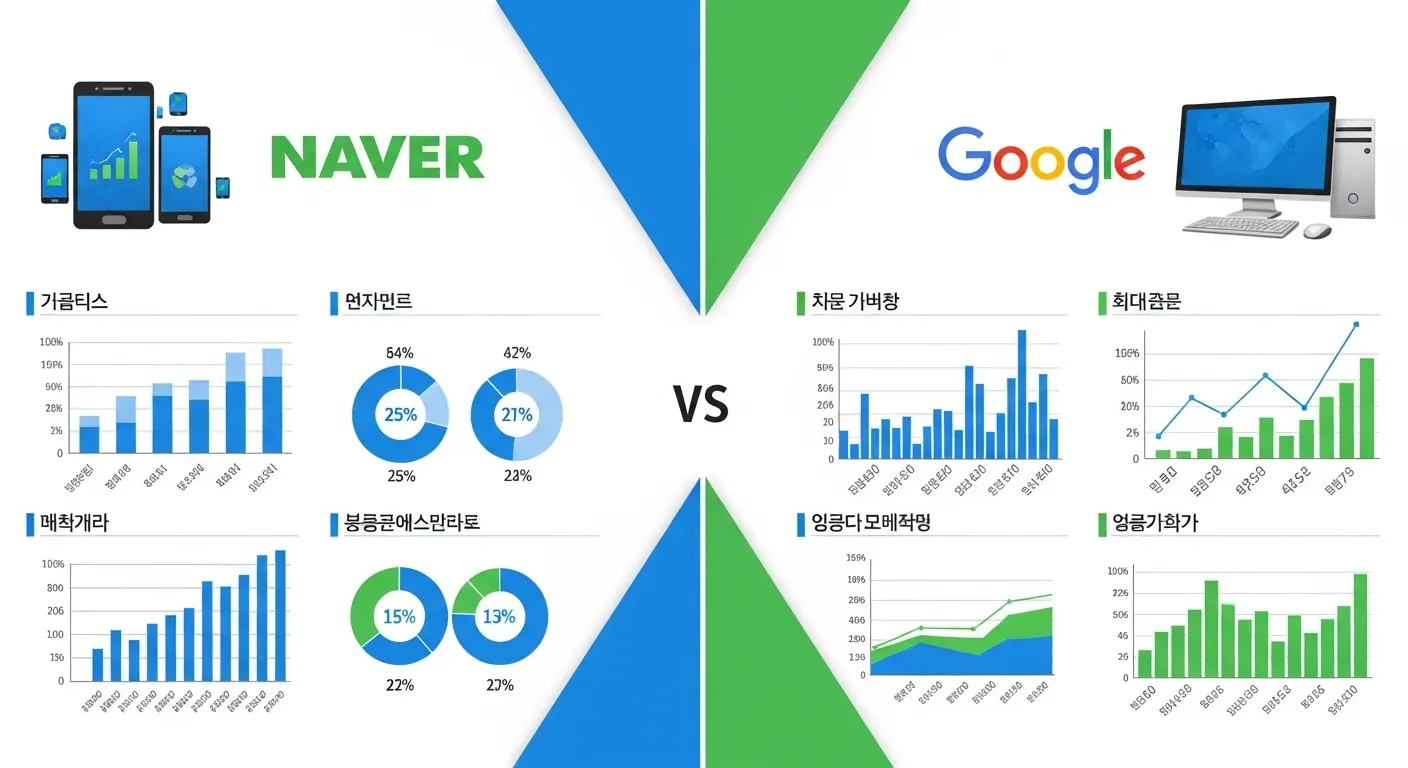 국내외 검색 트래픽 특성 비교와 전략적 활용법