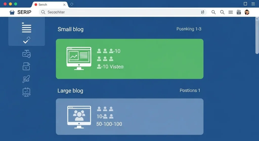 방문자가 적은 블로그에서도 검색 상위에 올라오는 경우